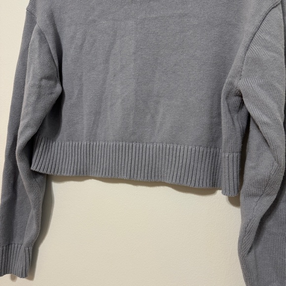 Aritzia Sunday Best Organic Cotton Cashmere Cropped Sweater Size XS Oversized - Picture 5 of 9